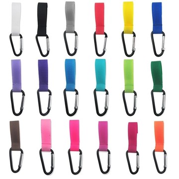 Baby童衣 嬰兒推車掛鉤 金屬扣媽咪包掛鉤 尼龍魔術貼多用途掛鉤 11723