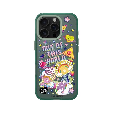 iPhone 16 Pro Clear 憂墨綠 - Care Bears - Care Bears 貼紙集