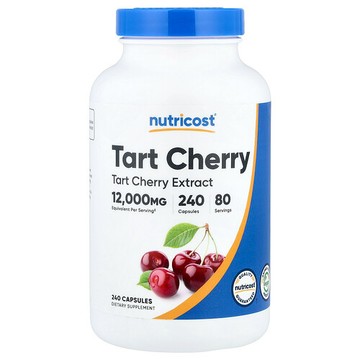Nutricost, 酸櫻桃，240 粒膠囊（每粒膠囊 400 毫克）