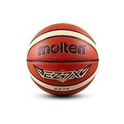 モルテン(molten) バスケットボール 7号球 中学生以上男子 合皮 白×金