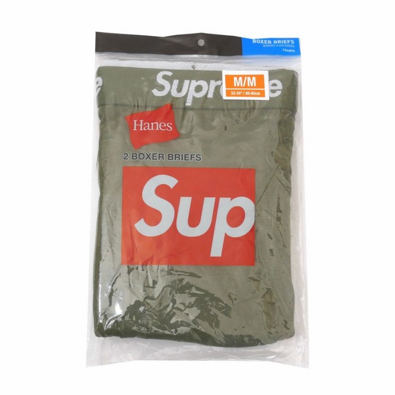 新品 シュプリーム SUPREME x ヘインズ Hanes Boxer Briefs (2 Pack