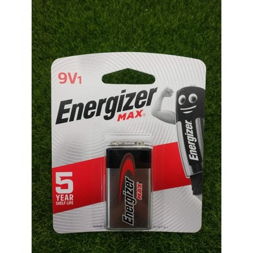 勁量 Energizer  鹼性電池 9V 1入裝 (吊卡裝)