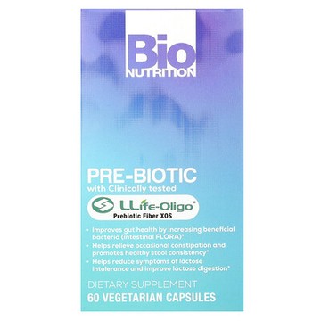 Bio Nutrition, Pre-Biotic，700 毫克，60 粒素食膠囊