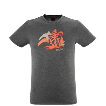 【Lafuma】SHIFT TEE 男 短袖排汗衣 黑灰-LFV122697085