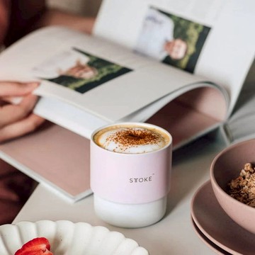 Swirl Home 精品陶瓷咖啡杯 2入組 7oz/207ml ( 多色任選 ) 香檳灰