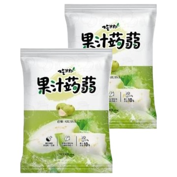 吃果籽 果汁蒟蒻 芭樂 無防腐劑 無色素 無消泡劑 台灣水果鮮榨  240g  2袋