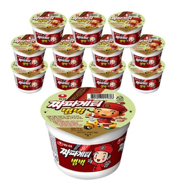 チャパゲティ 70g 12個 1ボックス カップラーメン 韓国ラーメン