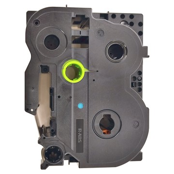 兄弟牌 Brother TZe-FX261 纜線標籤帶 (可彎曲) 36mm  白底黑字  8m