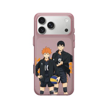 iPhone 17 Pro Max Clear (相機按鈕) 晶醺玫 - 排球少年 Haikyu!! - 日向翔陽 & 影山飛雄 01