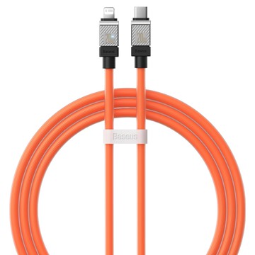 Baseus 倍思 Baseus 酷玩系列 快充傳輸線 Type-C-iPhone 20W  1m  橙色  1條