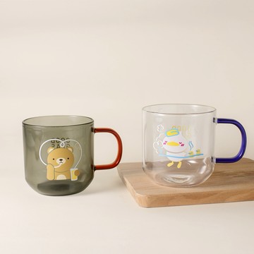 【好玻GOODGLAS】玻玻島-變色單層把手玻璃杯  ✦雙12慶/指定商品單件12% off✦
