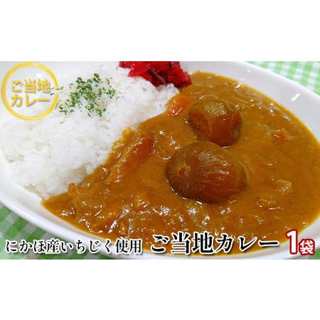 ふるさと納税 ご当地カレー《ダイニングぶなの森オリジナル》にかほ名産 フルーティーないちじくのカレー（レトルト）220g×1個 秋田県にかほ市