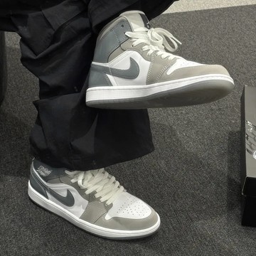 S.G Nike Air Jordan 1 Mid "Cool Grey" 酷灰 HF3216-100 復古籃球鞋 休閒