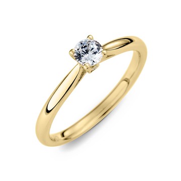 ::免費刻字::命中注定 求婚鑽戒-14K金/30分