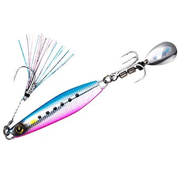 HAYABUSA Metal Jig Shore Jigging Jackeye Makimaki 40g Color #: 2 Keimrable Pin Sardine