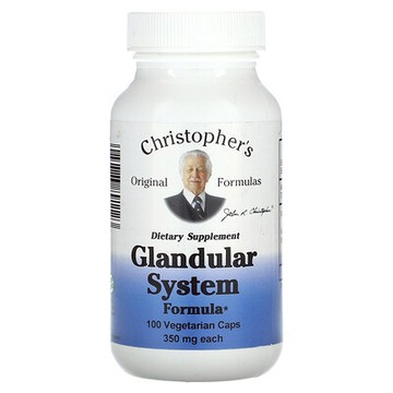 Christopher's Original Formulas, 腺體系統配方，350 毫克，100 粒素食膠囊