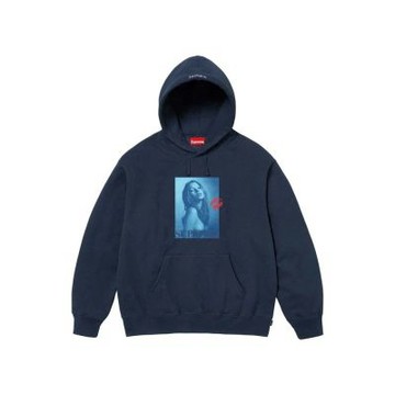 Supreme KATE MOSS HOODED SWEATSHIRT 帽踢 藍色 SUP-498 [台灣現貨]