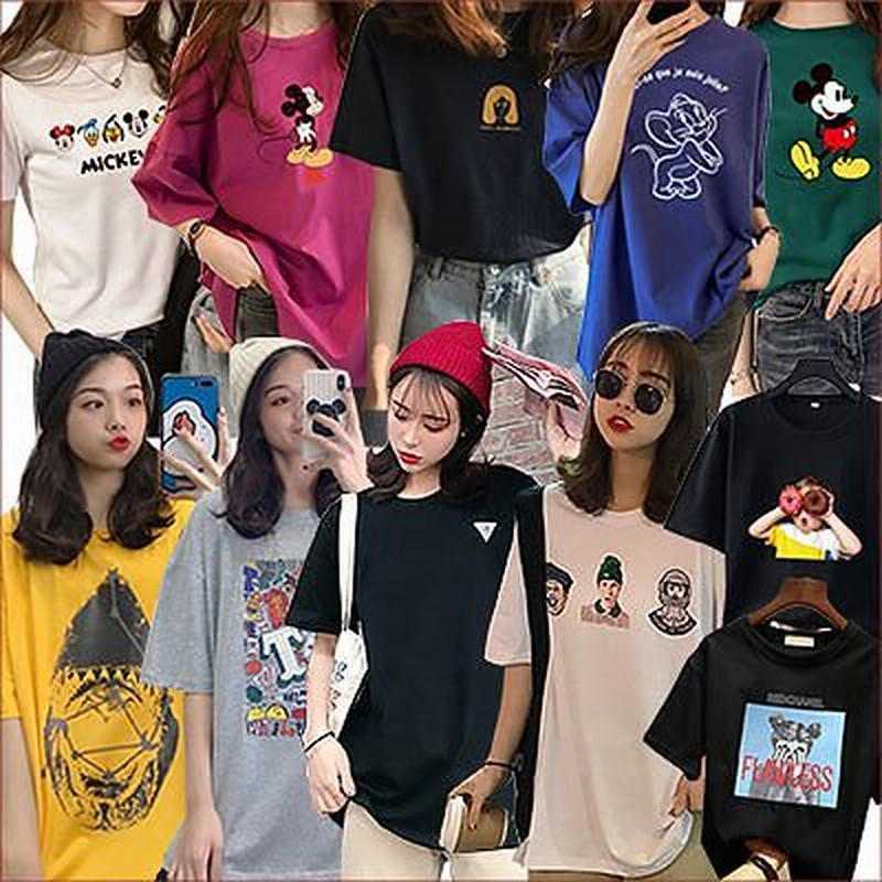 21 夏の韓国のtシャツ レディース Tシャツ 半袖 夏服 スーパーセール 韓国ファッション Tシャツ トップス 上着 チュニック ゆったりフィット感 体型カバー レディースファッション 通販 Lineポイント最大1 0 Get Lineショッピング