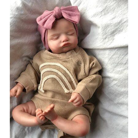 iCradle Reborn Baby Dolls Girl 20 inch Lifelike Sleeping Newborn