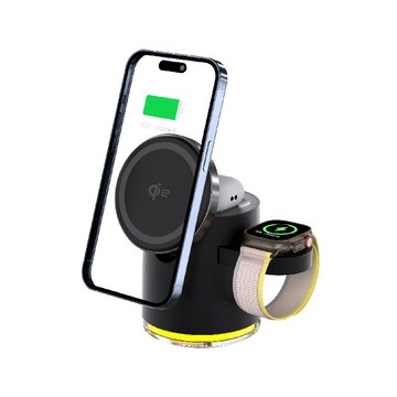 Qi 無線充電 Qi2.0 四合一折疊充電座 15W (適用手機﹧手錶﹧耳機)