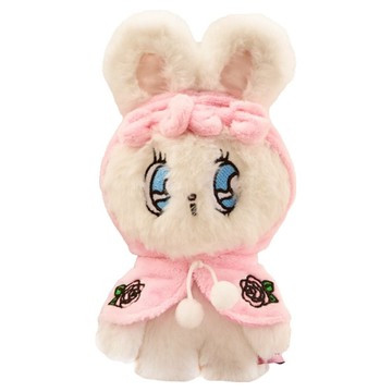 Esther Bunny 艾絲樂小兔 絨毛玩偶 斗篷款  12cm  白色  1個