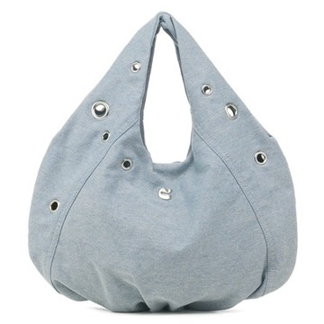 Carlyn MONDE洞洞造型半月包 S H74341010  Denim  35 x 21cm