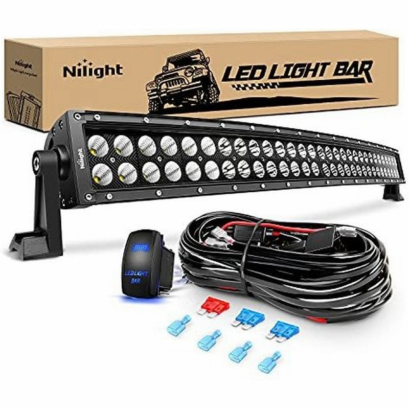 Nilight Zh 410 32インチ180 Wカーブledライトバー作業灯スポットフラッドコンボオフロード用ドライビングライト 16 Awgワイヤリングハーネスキット付き 通販 Lineポイント最大0 5 Get Lineショッピング