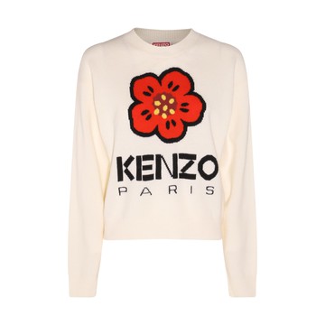Kenzo - Off-white Wool Boke Flower Knitwear