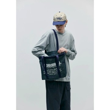 AirRoom 正品 2025AW NEIGHBORHOOD BAG 丹寧 托特包 手提包  252TQNH-CG03