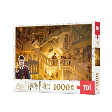 TOi 圖益 哈利波特系列-【旋轉樓梯】1000片拼圖成人治癒DIY玩具生日插畫桌遊動漫IP生日交換禮物