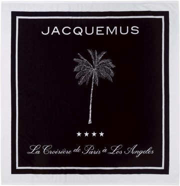 JACQUEMUS 海军蓝 & 白色 La Croisière 系列 The Croisière 沙滩巾