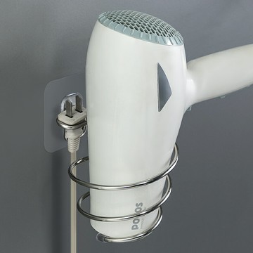 吹風機架免打孔衛生間浴室墻上壁掛架子放吹風筒電吹風置物架家用
