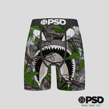 【PSD Underwear 官方旗艦店】 WARFACE- 平口四角褲 -鋼鐵心-灰色