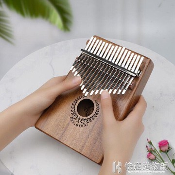 熱銷推薦-拇指琴卡林巴琴17音五指琴手指鋼琴kalimba琴初學者樂器卡靈巴琴【摩可美家】