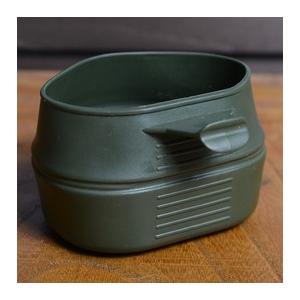 スウェーデン軍放出品 Wildo フォールドアカップ OD色 WILDO ウィルドゥ 折りたたみ アウトドア キャンプ 食器