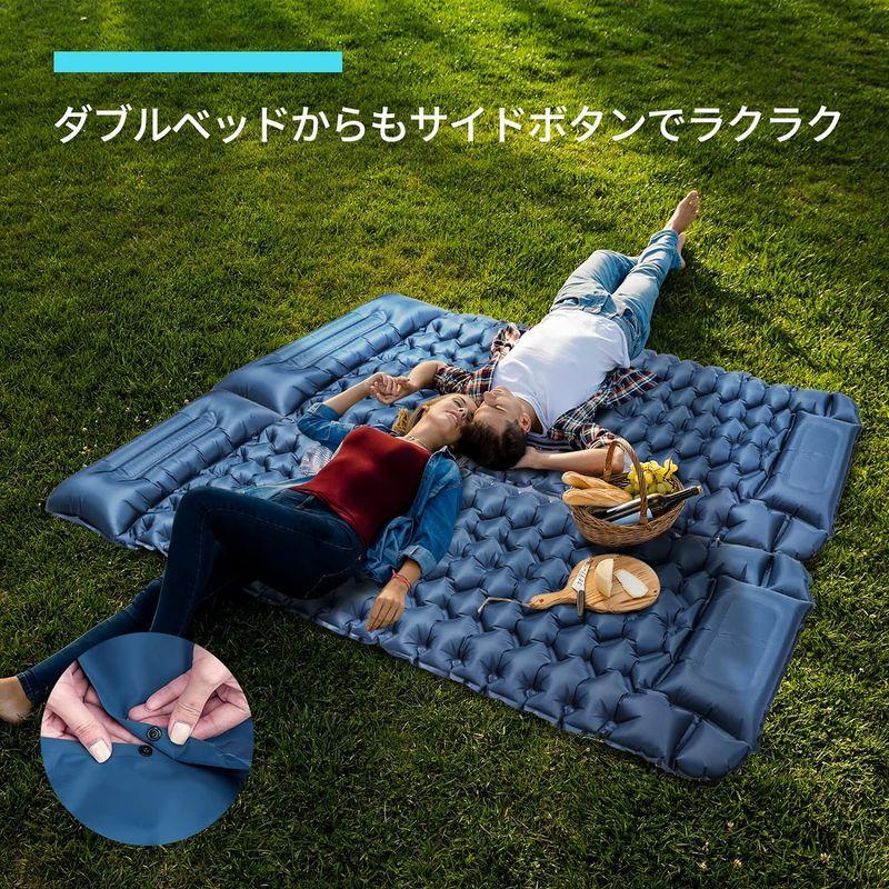 ポータブル エアー枕 アウトドア キャンプ - アウトドア寝具