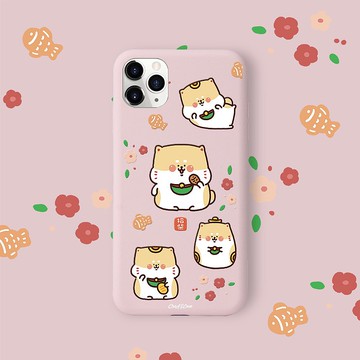 聯名 圓柴與雞仔系列第二彈 圓柴財氣滿滿 防摔手機殼 WZAB01