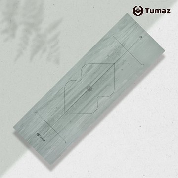 Tumaz月熊/台灣製5mm全天然橡膠瑜珈墊 頂級品質 乾溼止滑 MIT 自然印象 木紋 免運台灣現貨