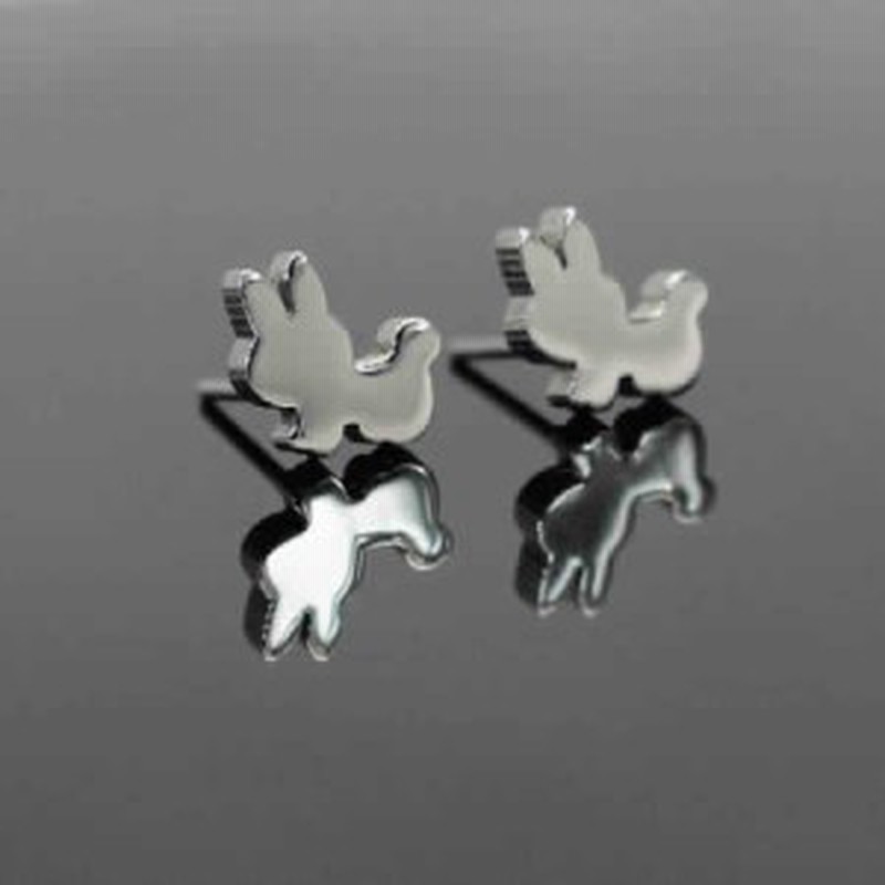 ラビットステンレスピアス 1個販売 うさぎ ウサギ 兎 バニー アニマル 動物ピアス g ゲージ サージカルステンレス316l レディース メ 通販 Lineポイント最大1 0 Get Lineショッピング