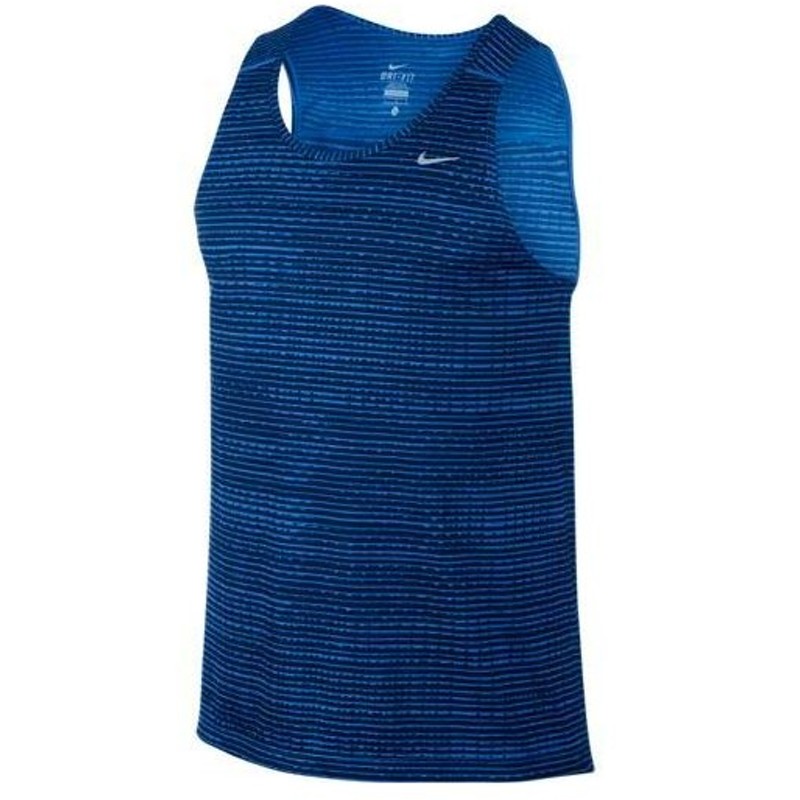 セール Nike ナイキ ランニング メンズ半袖tシャツ プリンテッド マイラー シングレット 439 メンズ Cobalt 通販 Lineポイント最大0 5 Get Lineショッピング