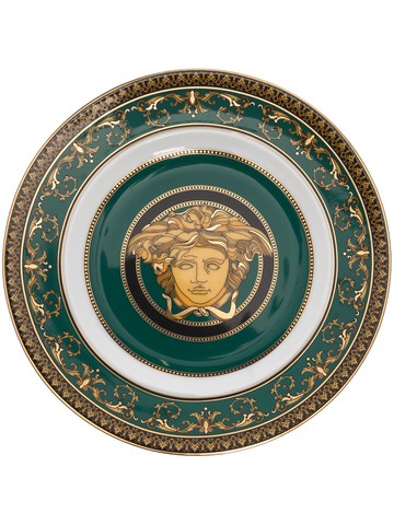 Versace - Medusa 18cm plate - unisex - Porcelain - One Size - Green