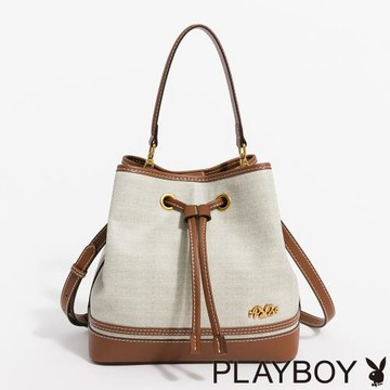 PLAYBOY - 水桶包  Chic Stroll系列 - 咖色