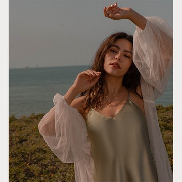 La Felino - 午夜呢喃性感細肩帶洋裝睡衣【R2324】- Le but嚴選