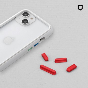 犀牛盾 手機殼專用按鈕 快拆式按鈕 按鍵 【紅色】 適用 iPhone Clear/Mod/CrashGuard/SolidSuit