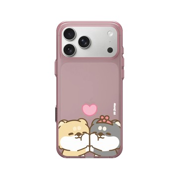 iPhone 17 Pro Max Clear (相機按鈕) 晶醺玫 - 嗨小強 Hi John - 柴圓情侶