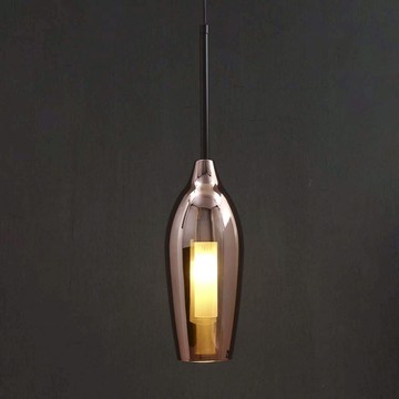 玫瑰金色玻璃吊燈 F97-51-5060 (附燈泡不保固)