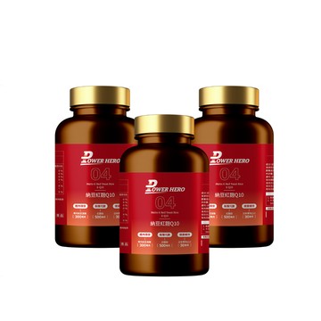PowerHero 納豆紅麴Q10膠囊x3盒(60顆/盒)