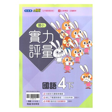 翰林國小實力評量國語4下