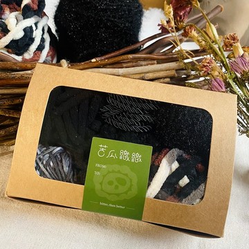 黑色公爵 DIY材料 毛線6入組合禮盒 / 繡線 紐結線 絨線