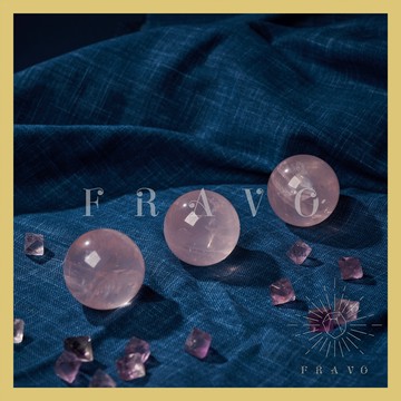 M04馬達加斯加星光粉晶球-心花桃花朵朵開20,25,26